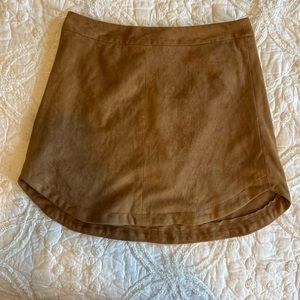 BB Dakota Suede Mini Skirt